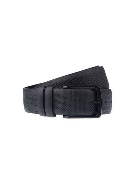 MEN'S MANETTI BELT CASUAL  BLACK