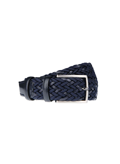 MEN'S MANETTI KNITTED BELT CASUAL  BLUE