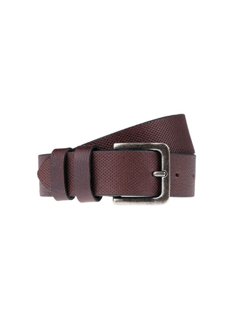 MEN'S MANETTI BELT CASUAL  BROWN