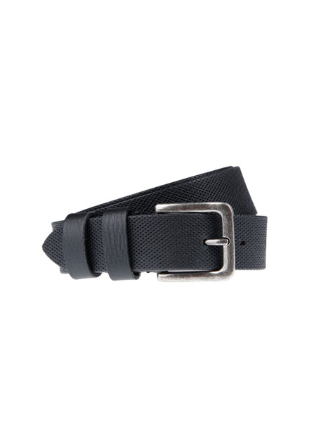 MEN'S MANETTI BELT CASUAL  BLACK