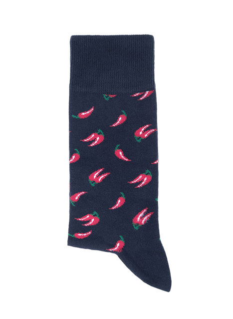 MEN'S MANETTI SOCKS CASUAL  BLUE