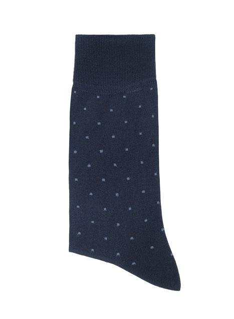 MEN'S MANETTI SOCKS CASUAL  NAVY BLUE