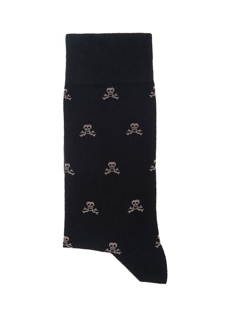 MEN'S MANETTI SOCKS CASUAL  BLACK