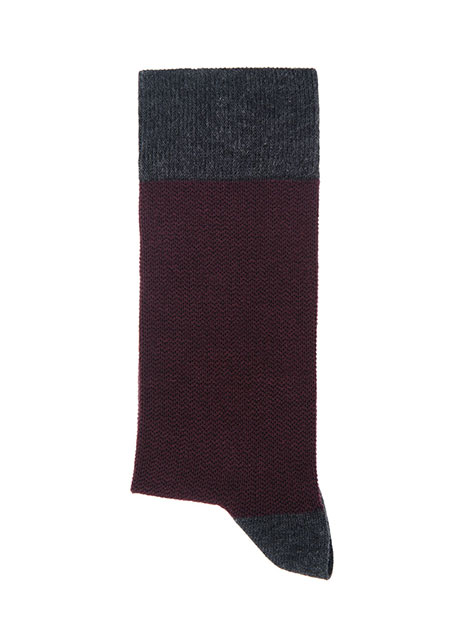 MEN'S MANETTI SOCKS CASUAL  BORDEAUX
