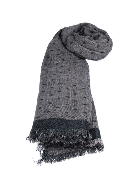 MEN'S MANETTI SCARF CASUAL  FANGO GREY