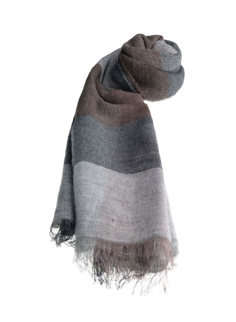 MEN'S MANETTI SCARF CASUAL  FANGO GREY
