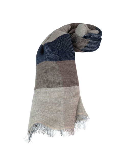 MEN'S MANETTI SCARF CASUAL  FANGO BLUE