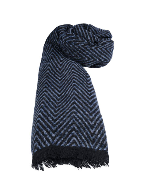 MEN'S MANETTI SCARF CASUAL  BLUE BLACK
