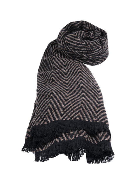 MEN'S MANETTI SCARF CASUAL  FANGO BLACK