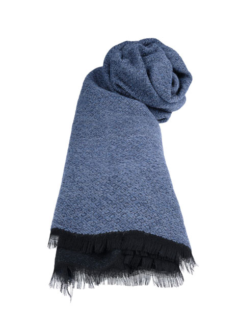 MEN'S MANETTI SCARF CASUAL  BLUE BLACK