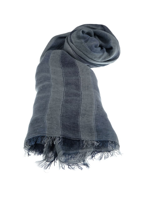 MEN'S MANETTI SCARF CASUAL  INDIGO BLUE