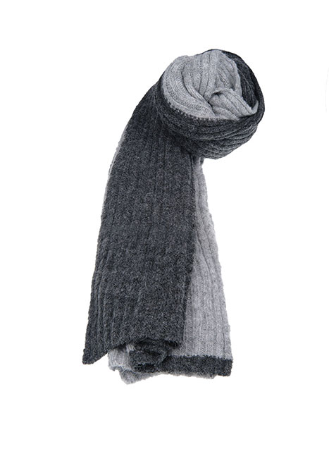 MEN'S MANETTI SCARF CASUAL  GREY PERLA