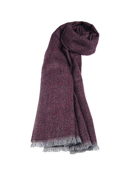 MEN'S MANETTI SCARF CASUAL  BORDEAUX
