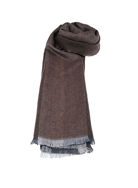 MEN'S MANETTI SCARF CASUAL  BROWN