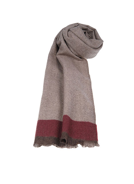 MEN'S MANETTI SCARF CASUAL  BEIGE