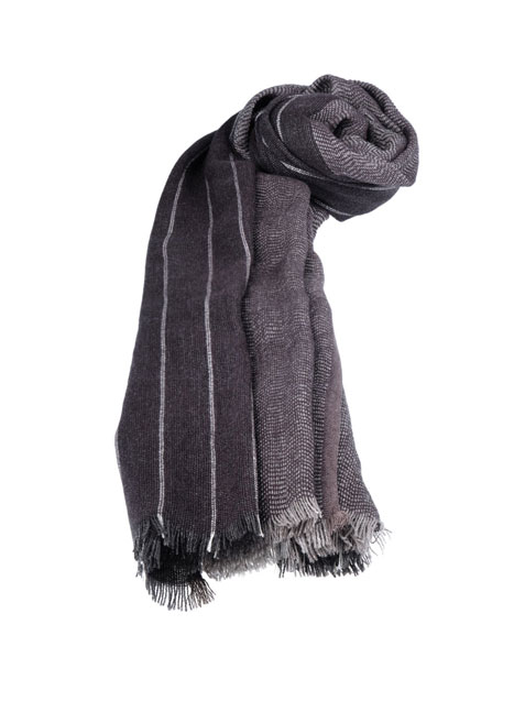 MEN'S MANETTI SCARF CASUAL  GREY