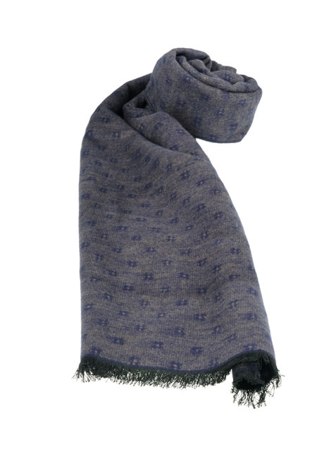 MEN'S MANETTI SCARF CASUAL  GREEN BLUE