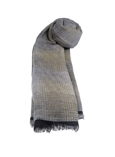 MEN'S MANETTI SCARF CASUAL  GREEN GREY