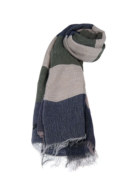 MEN'S MANETTI SCARF CASUAL  GREEN BLUE