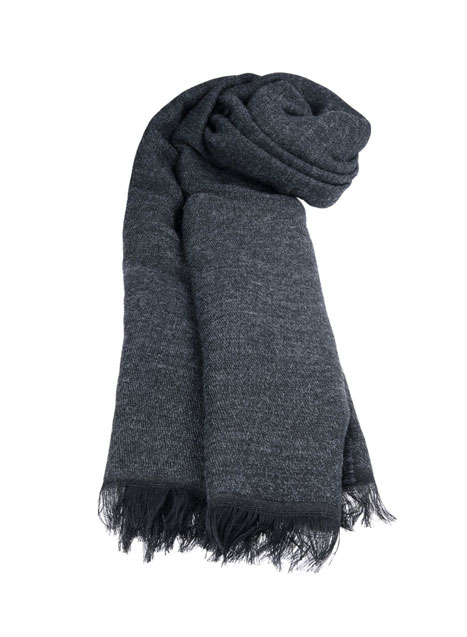 MEN'S MANETTI SCARF CASUAL  DARK GREY