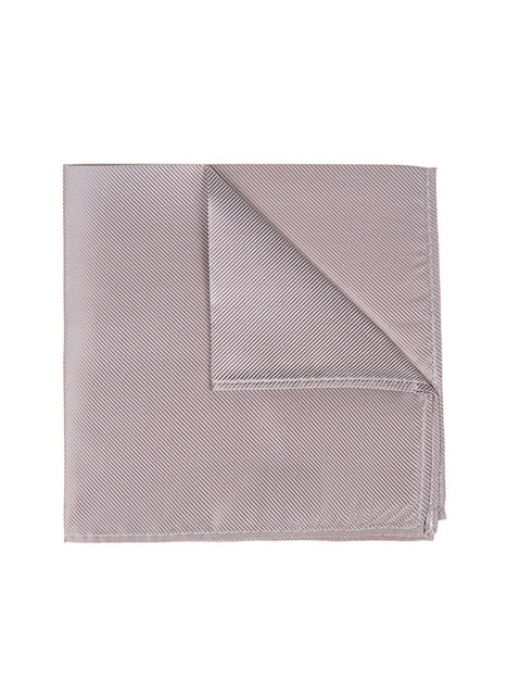 MEN'S MANETTI POCKET SQUARES FORMAL  BEIGE