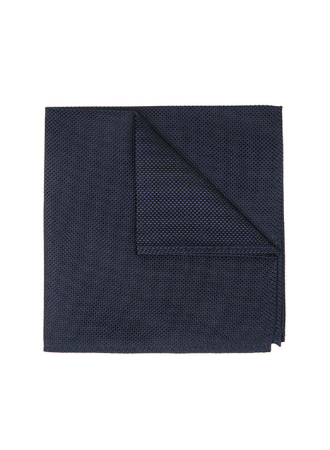 MEN'S MANETTI POCKET SQUARES FORMAL  BLUE