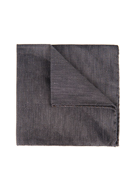 MEN'S MANETTI POCKET SQUARES FORMAL  FANGO