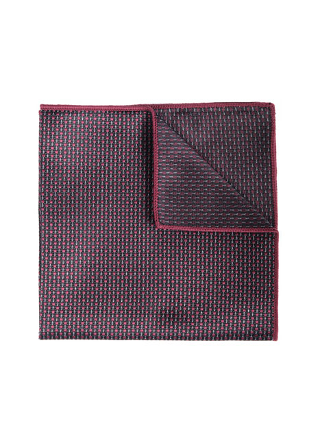 MEN'S MANETTI POCKET SQUARES FORMAL  BORDEAUX
