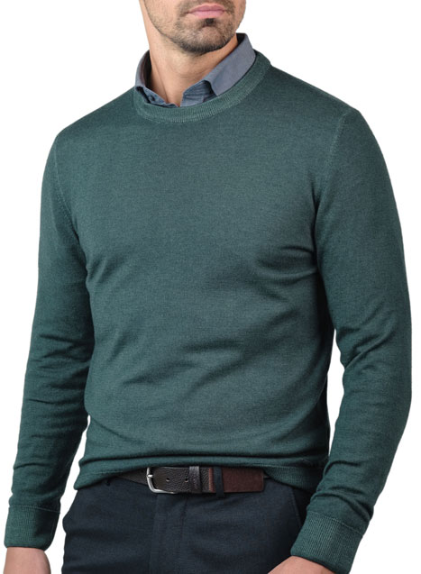 MEN'S ΠΟΥΛΟΒΕΡ MANETTI CASUAL  PETROL