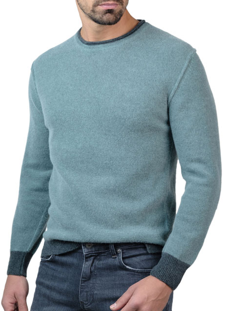 MEN'S ΠΟΥΛΟΒΕΡ MANETTI CASUAL  PETROL