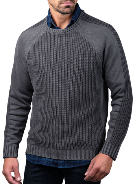 Ανδρικό Πουλόβερ Manetti casual old black