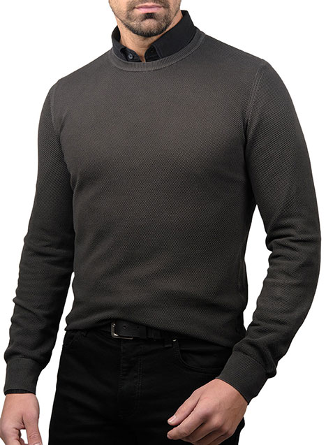 MEN'S ΠΟΥΛΟΒΕΡ MANETTI CASUAL  KHAKI