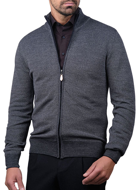 MEN'S ΖΑΚΕΤΑ ΜΕ ΦΕΡΜΟΥΑΡ MANETTI CASUAL  BLUE