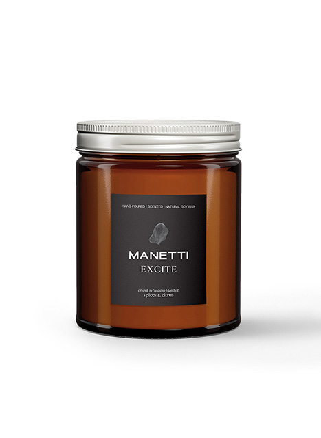 MEN'S MANETTI SCENTED CANDLE NA  EXCITE