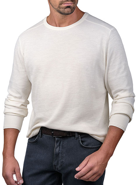 MEN'S TSHIRT WAFFLE MANETTI CASUAL  GREIGE