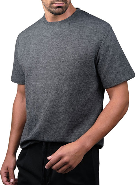 MEN'S HEAVY T-SHIRT MANETTI CASUAL  GREY