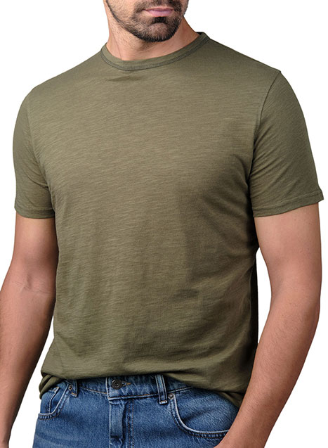 Ανδρικό T-shirt κοντό μανίκι Manetti casual green