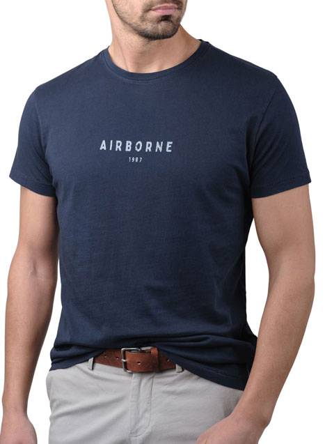 Ανδρικό T-shirt κοντό μανίκι Manetti casual blue