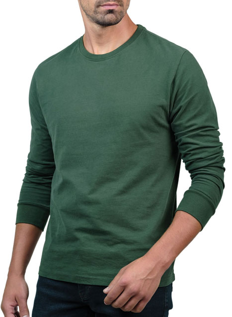 Ανδρικό Μπλούζα μακρύ μανίκι Manetti casual green