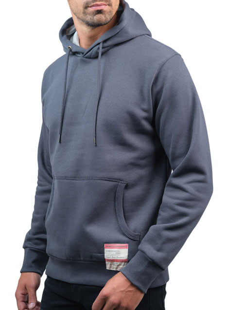 MEN'S HOODED SWEATSHIRT MANETTI CASUAL  GREY