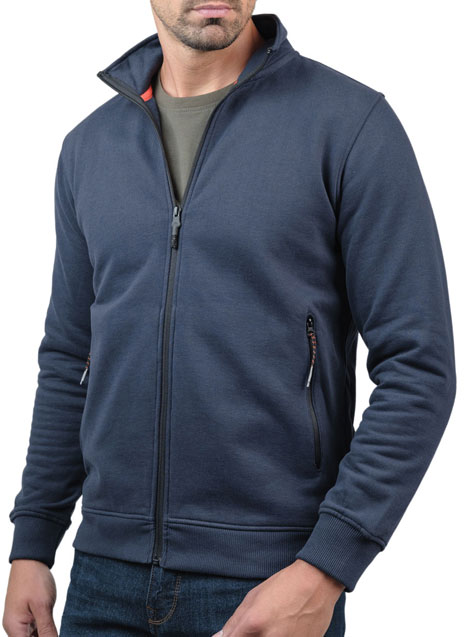 Ανδρικό Φουτερ με φερμουαρ Manetti casual blue