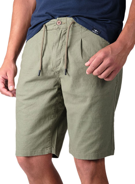 MEN'S CHINOS SHORTS PANTS MANETTI CASUAL  KHAKI GREEN