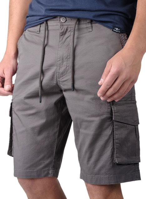 Ανδρική Βερμούδα cargo Manetti casual grey