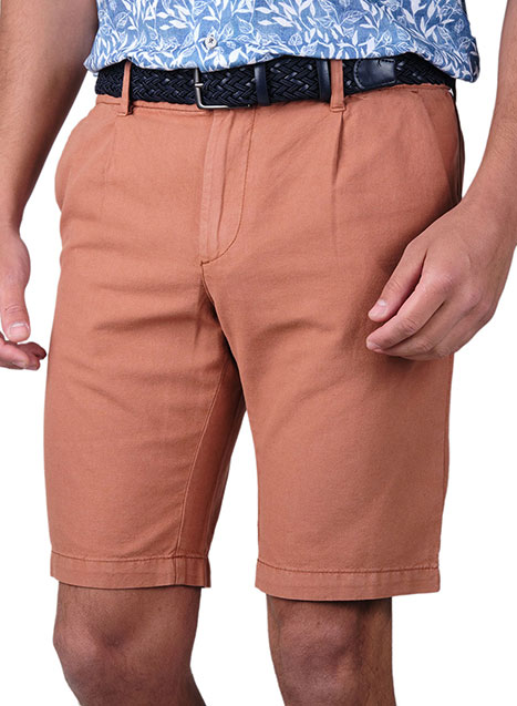 Ανδρική ΒΕΡΜΟΥΔΑ MANETTI casual terracotta