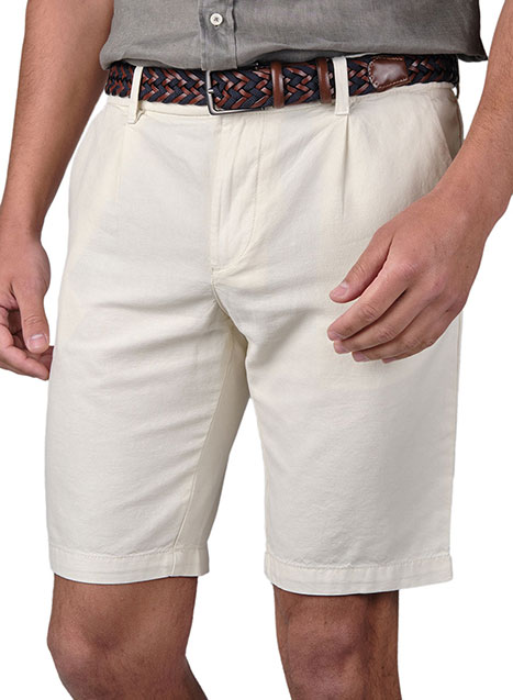 Ανδρική ΒΕΡΜΟΥΔΑ MANETTI casual cream white