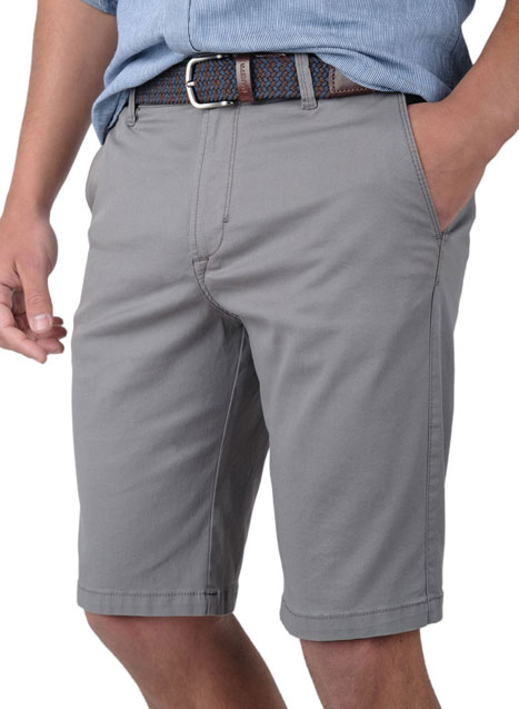 MEN'S CHINOS SHORTS PANTS MANETTI CASUAL  STEEL GREY