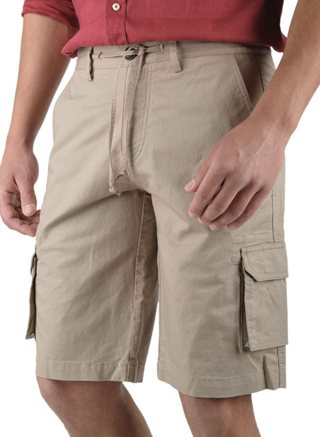 MEN'S CARGO MANETTI SHORTS CASUAL  BEIGE