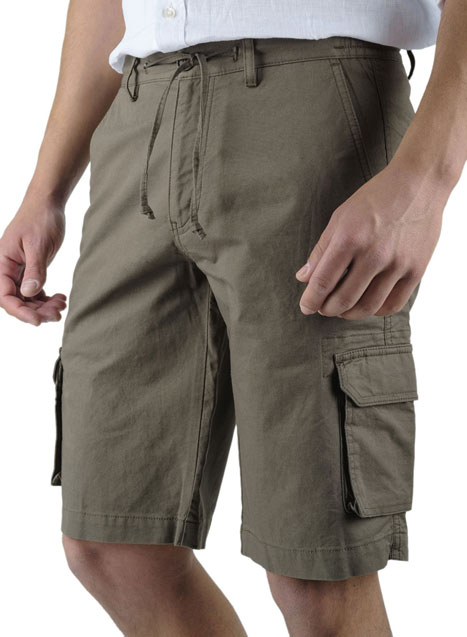 Ανδρική Βερμούδα cargo Manetti casual khaki