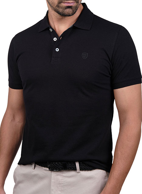 Ανδρικό Polo Manetti casual black