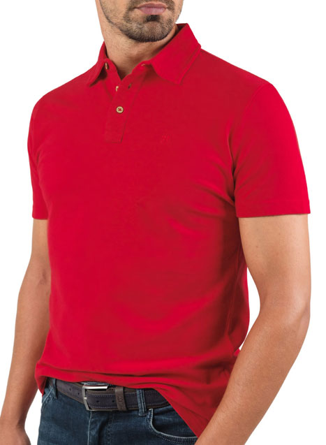MEN'S POLO SHIRT MANETTI CASUAL  RED